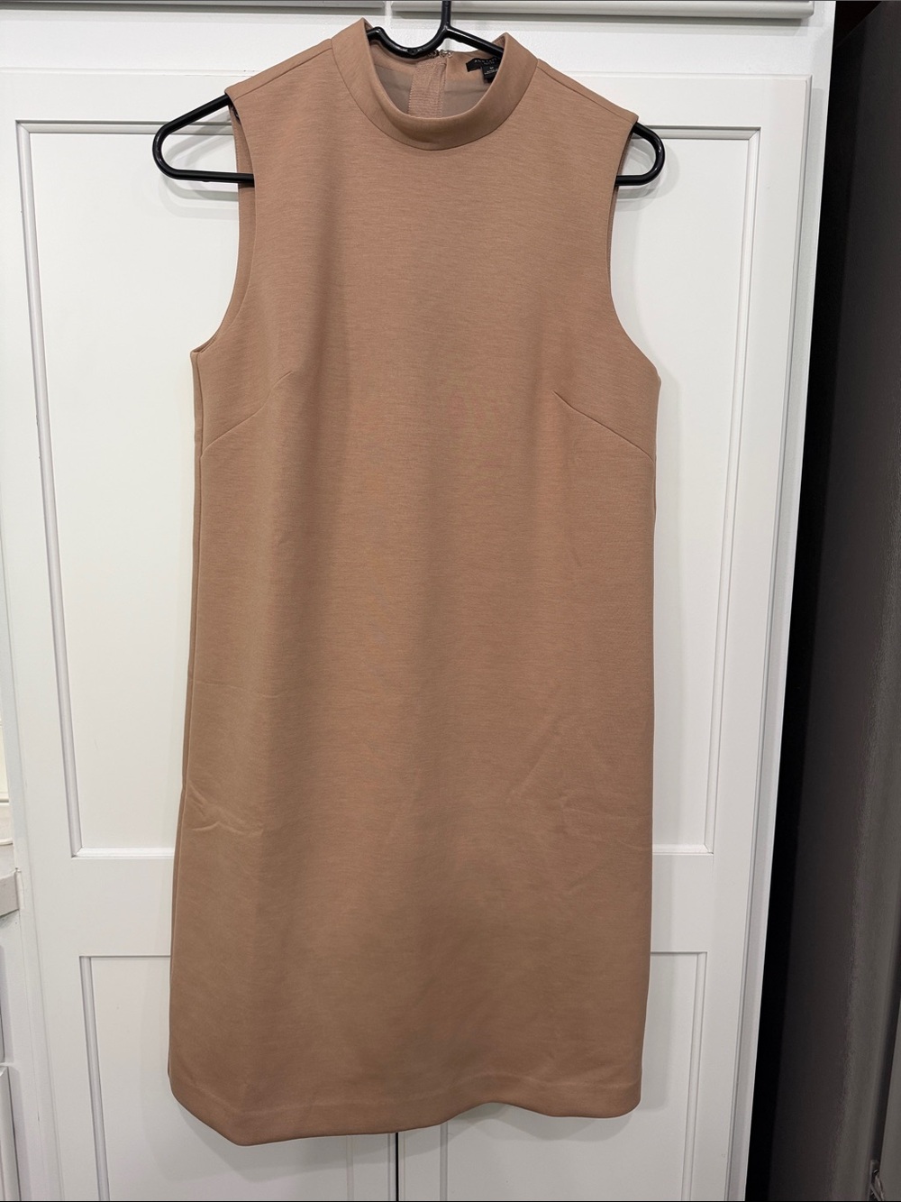 Ann Taylor The Petite Mock Neck Shift Dress in Double Knit- 8P